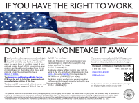 Right to work blurred poster image